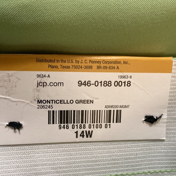 Worthington woman Monticello Green straight leg ankle pants - Picture 5 of 7